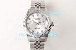 N9 Factory Rolex Datejust Stainless Steel Replica Watch Diamind Markers Dial